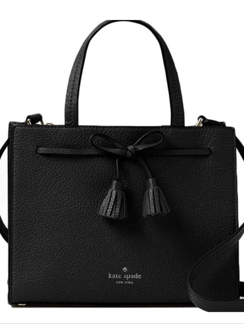 kate spade Pebbled Leather Crossbody Satchel w/ Tassels (Retail $279) - Picture 8 of 14